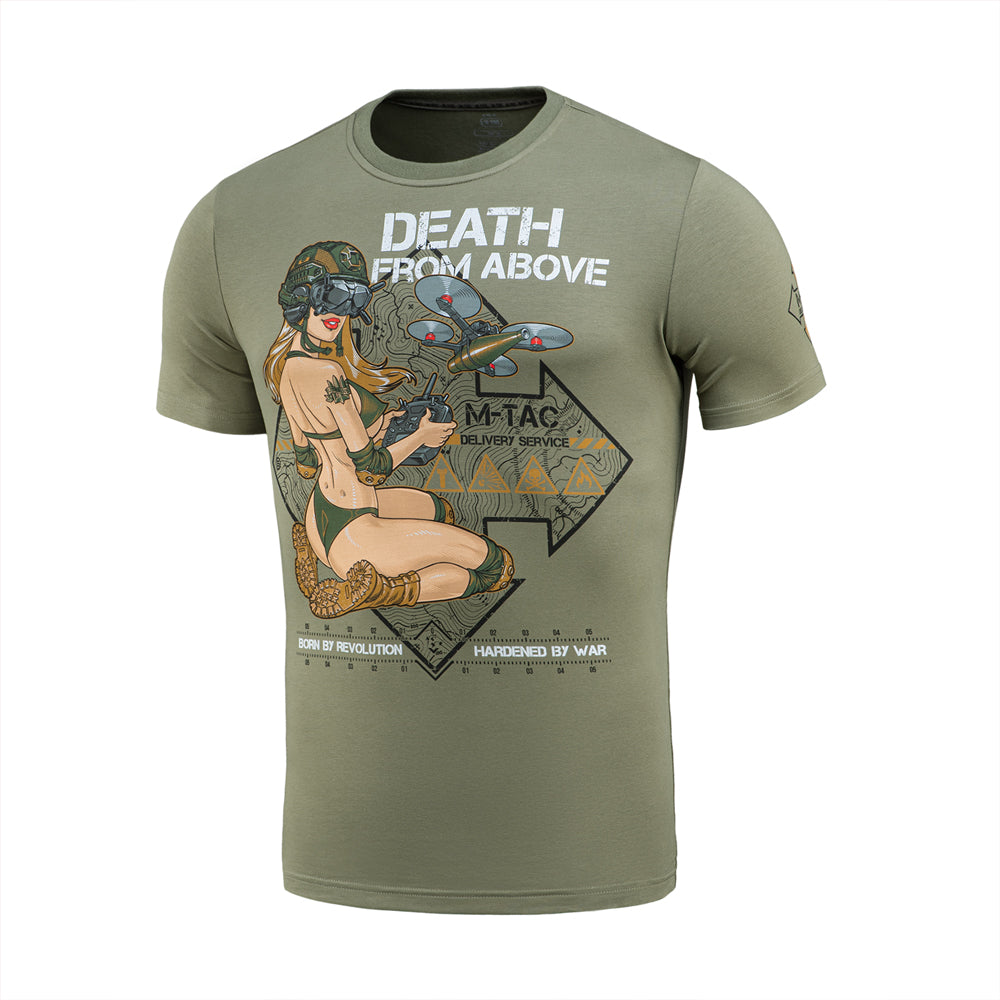 Tricou Tactical Girl Delivery Service M-Tac - Olive Deschis