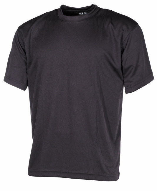 Tricou Tactical Negru MFH - Uscare Rapidă, Respirabil