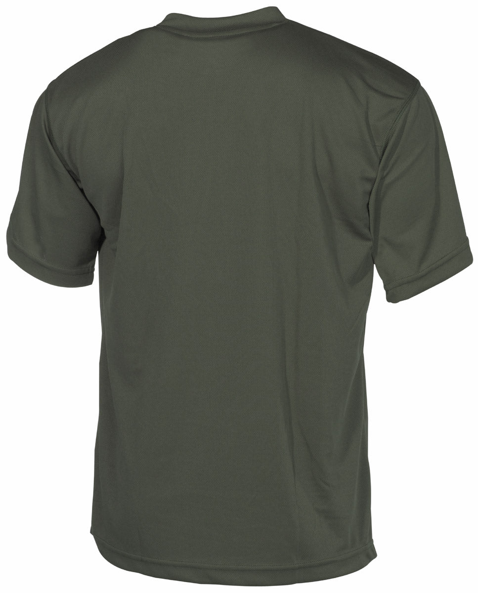 Tricou Tactical Oliv MFH - Uscare rapidă, Respirabil