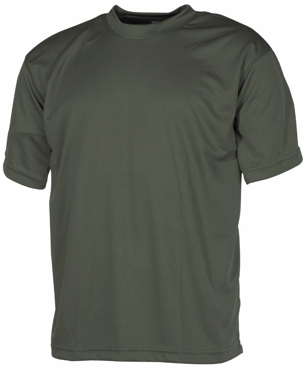Tricou Tactical Oliv MFH - Uscare rapidă, Respirabil