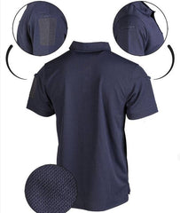 Tricou Tactical Polo Quickdry Dark Blue