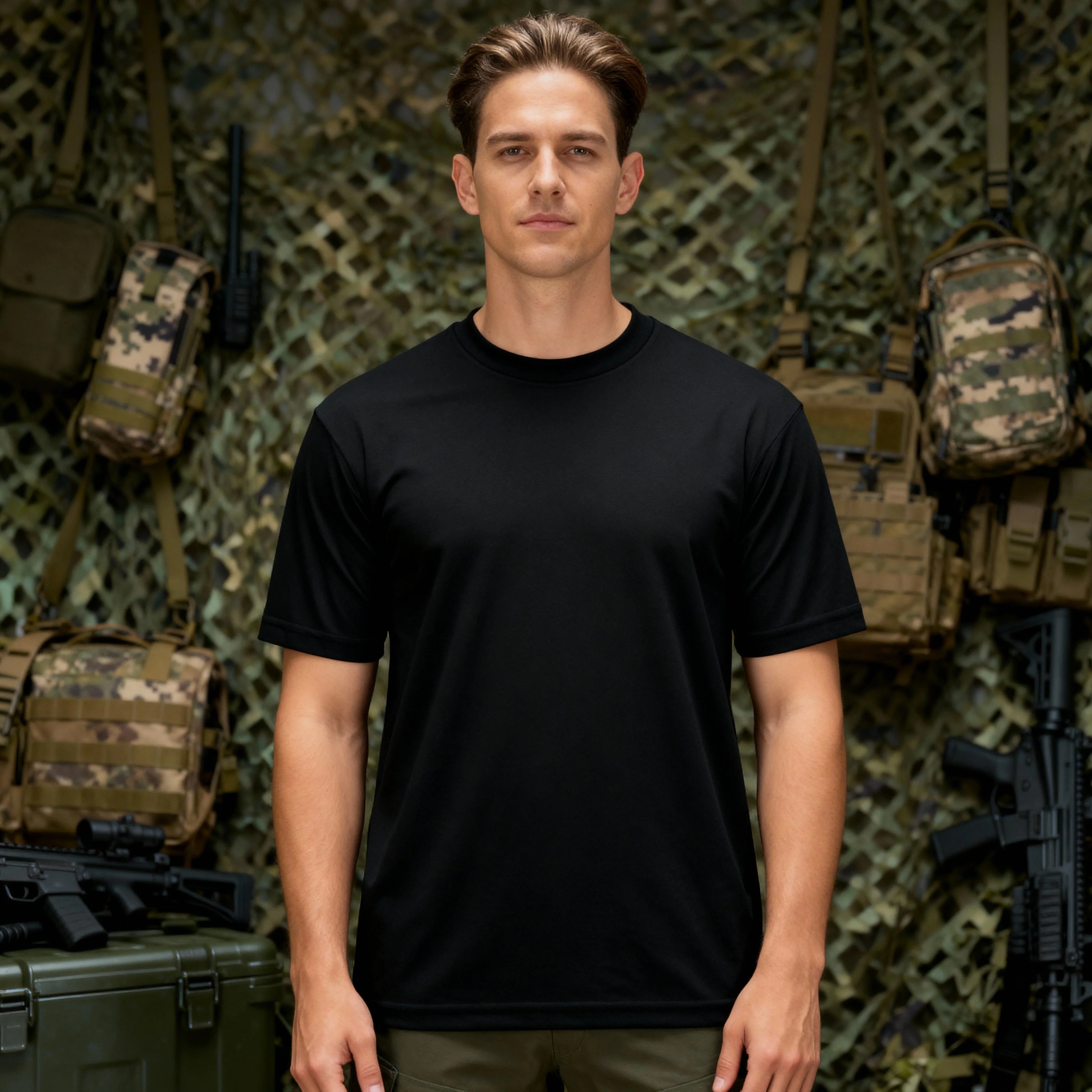 Tricou Tactical Quickdry Black