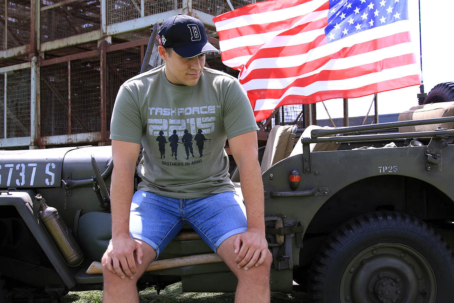 Tricou TF-2215 Brothers in Arms Verde TF-2215 - Confort Tactic Premium