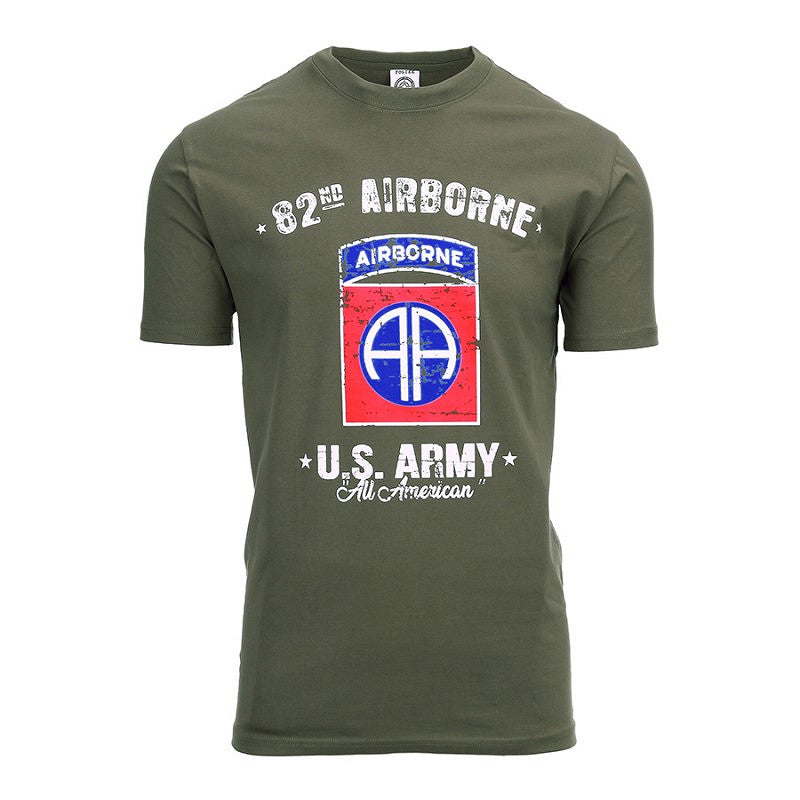 Tricou U.S. Army 82nd Airborne Verde - Spirit Tactic și Confort Suprem