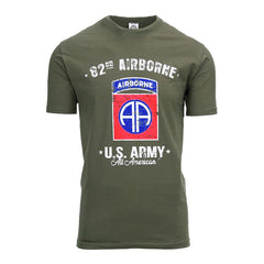 Tricou U.S. Army 82nd Airborne Verde - Spirit Tactic și Confort Suprem