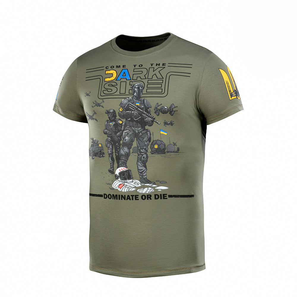 Tricou UA Side M-Tac - Light Olive, Bumbac Elastic