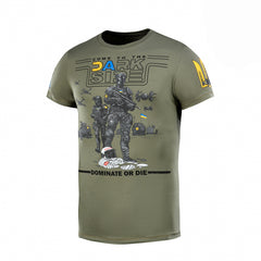 Tricou UA Side M-Tac - Light Olive, Bumbac Elastic