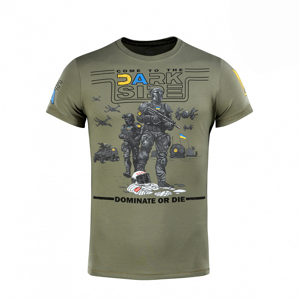 Tricou UA Side M-Tac - Light Olive, Bumbac Elastic
