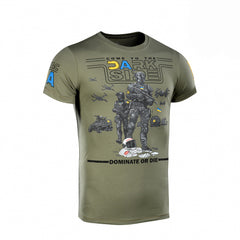 Tricou UA Side M-Tac - Light Olive, Bumbac Elastic