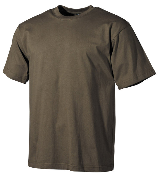 Tricou US Army Oliv MFH - 100% Bumbac, 170g/m²