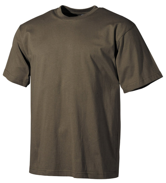 Tricou US Army Oliv MFH - 100% Bumbac, 170g/m²