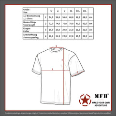 Tricou US Camuflaj M05 MFH - 100% Bumbac, 170g/m²