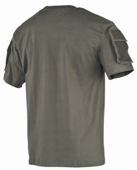 Tricou US cu Buzunare Oliv MFH - 100% Bumbac, 170g/m²