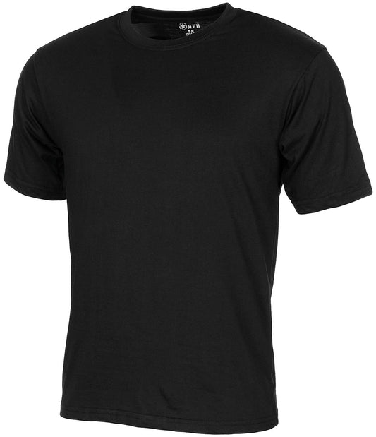 Tricou US "Streetstyle" Negru MFH - 100% Bumbac, 140-145g/m²