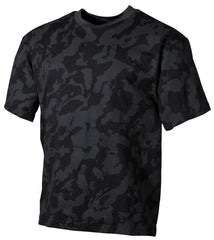 Tricou US-Style Night Camo MFH - 100% Bumbac, 170g/m²
