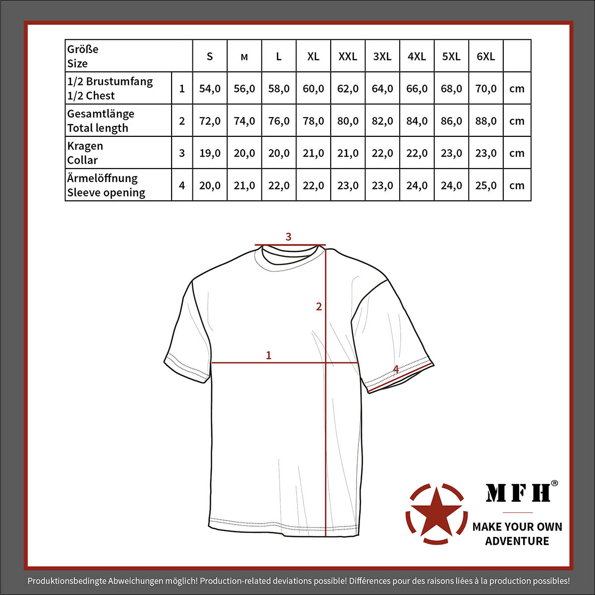 Tricou US Urban MFH - 100% Bumbac, 170g/m²