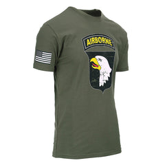 Tricou USA 101st Airborne Verde Fostex® - Spiritul Eroilor Aeropurtați