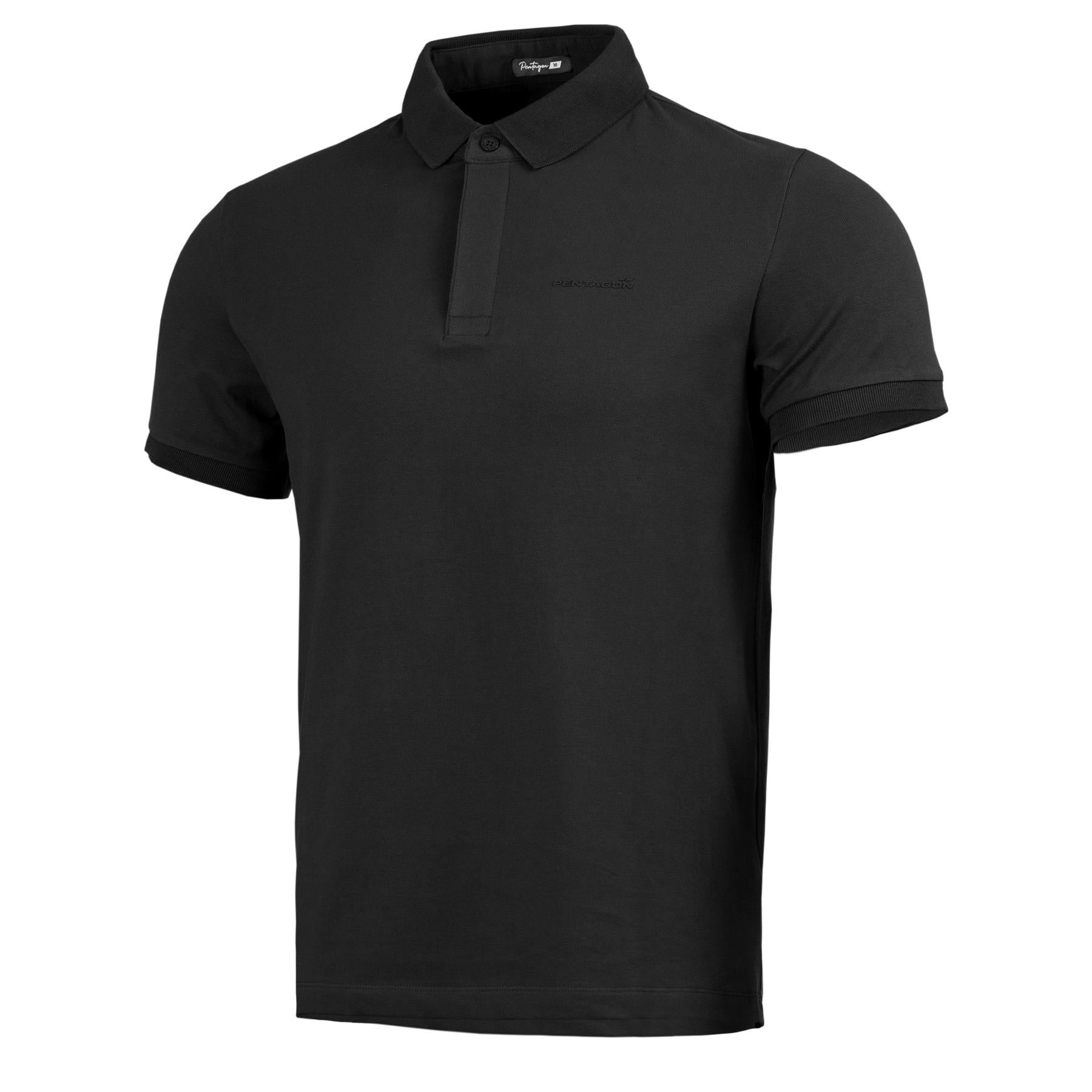 Tricou Valor Polo Shirt Black Pentagon Tactical - Confort Zilnic și Durabilitate Excepțională