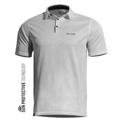 Tricou Vanquish Polo Shirt White Pentagon Tactical - Performanță și Ventilație Optimă în orice Mediu