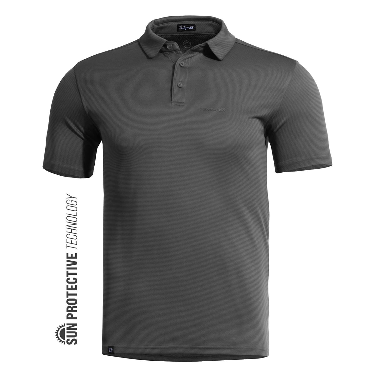 Tricou Vanquish Polo Shirt Wolf-Grey Pentagon Tactical - Performanță și Ventilație Optimă în orice Mediu