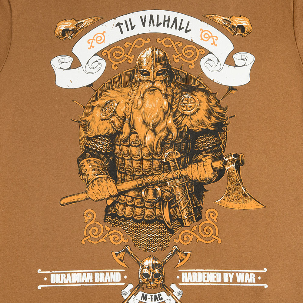 Tricou Viking M-Tac - Coyote Brown "Til Valhall"