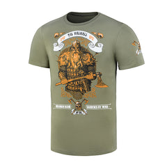 Tricou Viking M-Tac - Olive Deschis "Til Valhall"