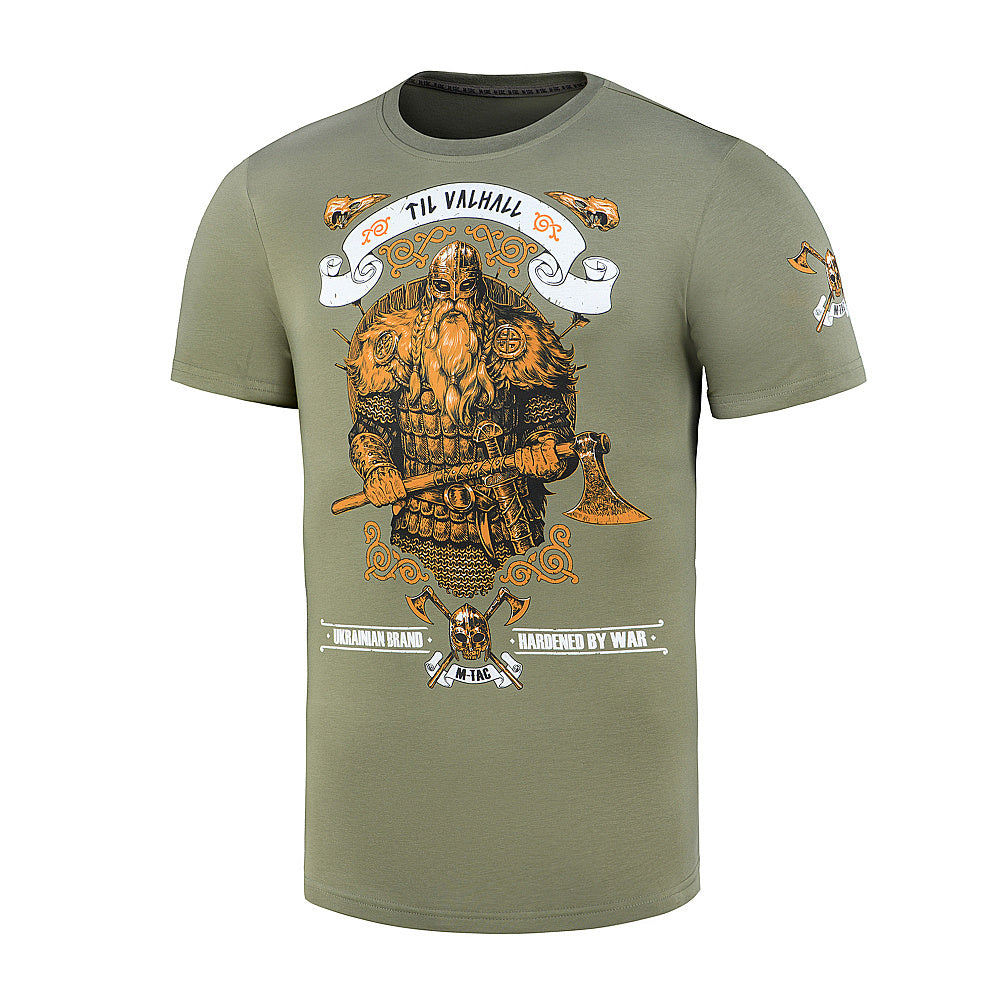 Tricou Viking M-Tac - Olive Deschis "Til Valhall"