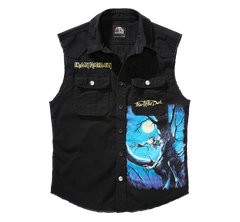 Tricou Vintage Iron Maiden sleeveless FOTD Negru Brandit - Stil Autentic Rock