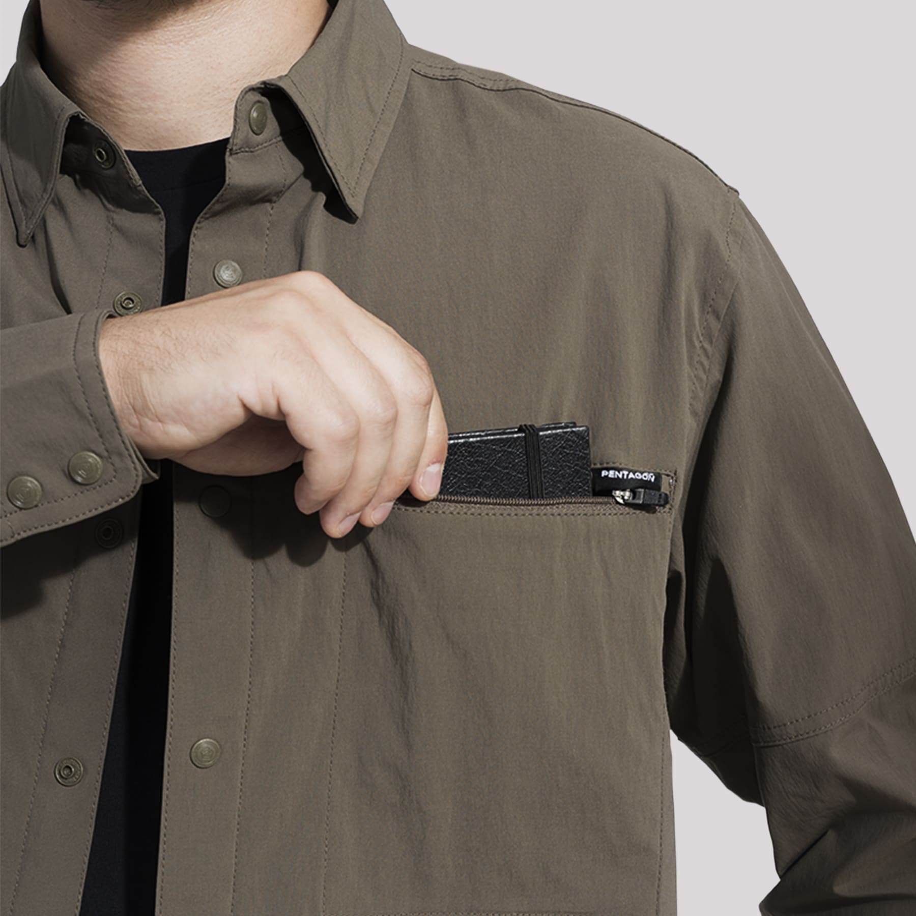 Tricou Wayne Sunproof Shirt Khaki Pentagon Tactical - Protecție Solară și Confort Suprem