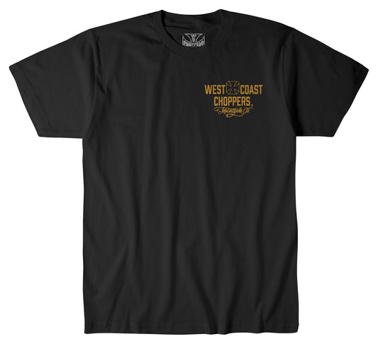 Tricou WCC Motorcycle West Coast Choppers - Logo Clasic Bumbac