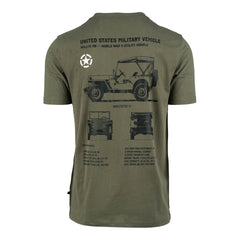 Tricou Willy MB Badge Verde - Stil Robust pentru Acțiune