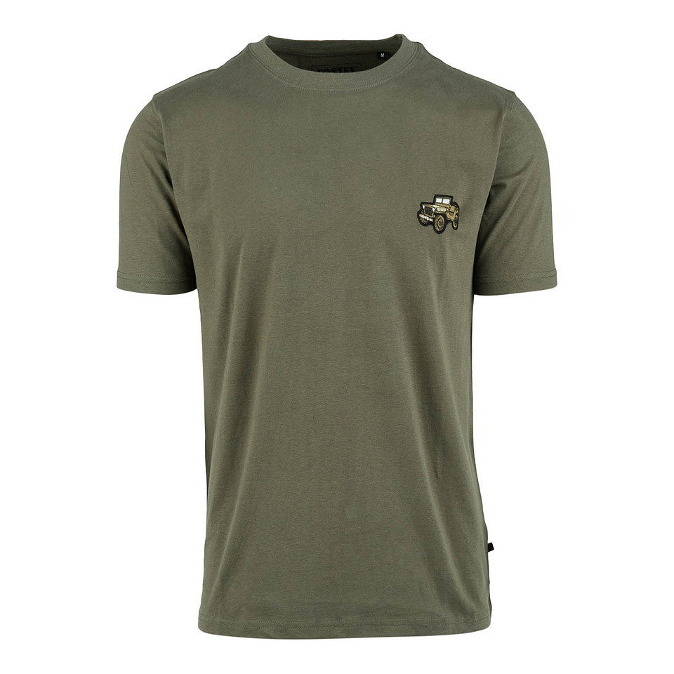 Tricou Willy MB Badge Verde - Stil Robust pentru Acțiune