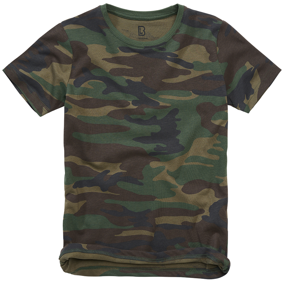 Tricou Woodland Copii Brandit - Aventură Zilnică