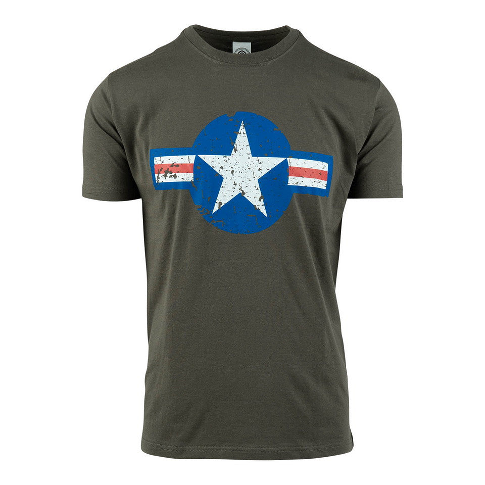Tricou WW II Gri-Verde - Purtător de Istorie și Spirit USAF