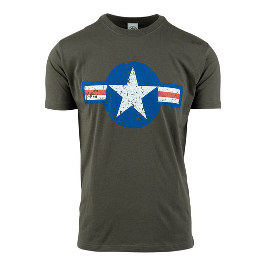 Tricou WW II Gri-Verde - Purtător de Istorie și Spirit USAF