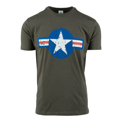 Tricou WW II Gri-Verde - Purtător de Istorie și Spirit USAF