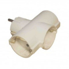 Triplustecher Schuko Butoiaș 16A OEM - Compact, Sigur, 3 Prize - 2