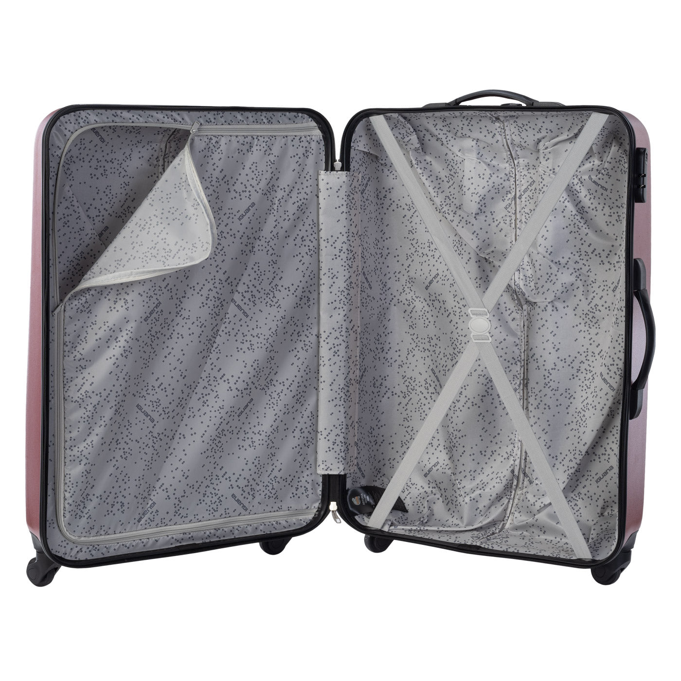 Troler Hardshell ASTURIA II 72 IGUANA - 72L, Roți 360°, TSA - 4