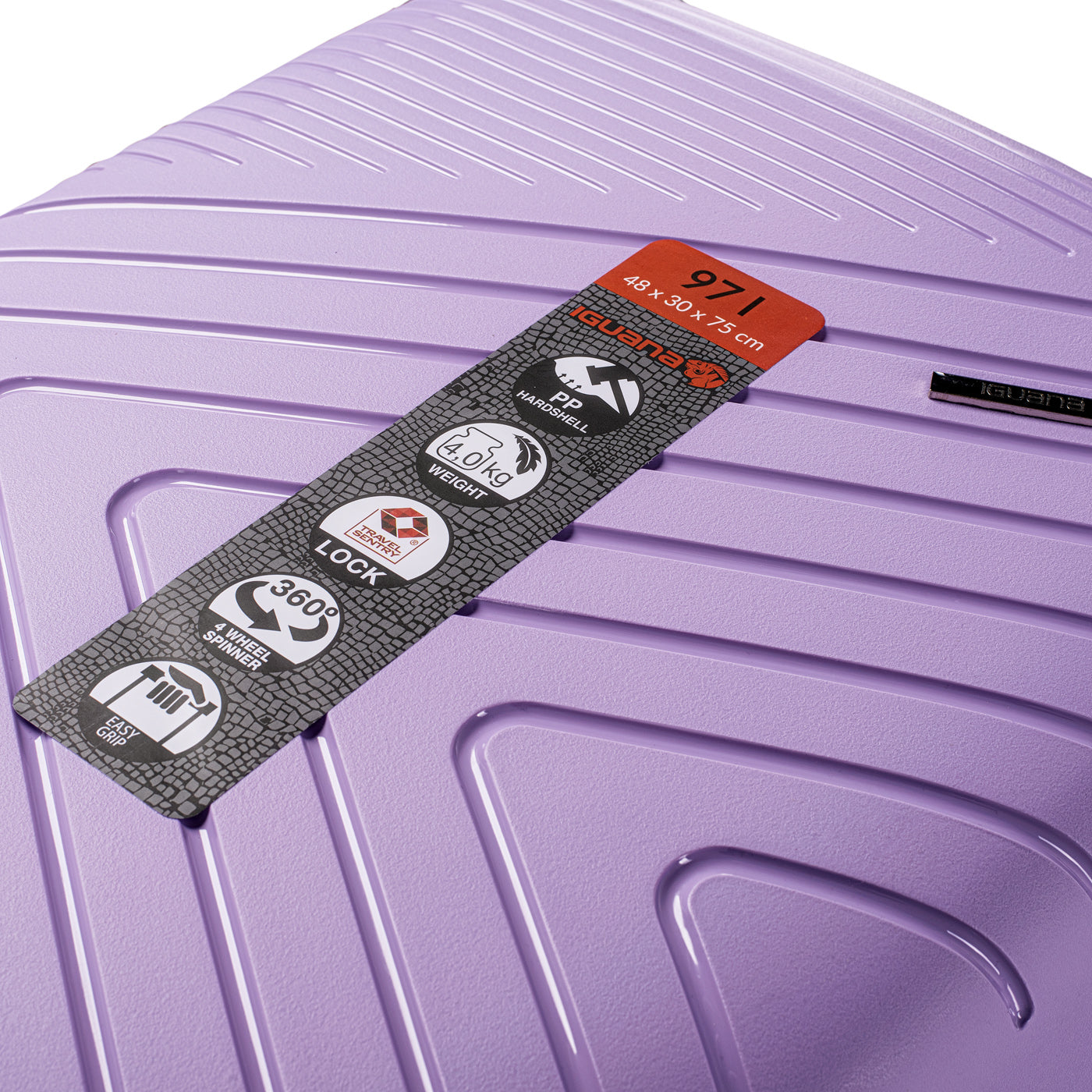 Troler Hardshell CANTABRIA II 97 IGUANA - 97L, Roți 360°, Ușor - 6