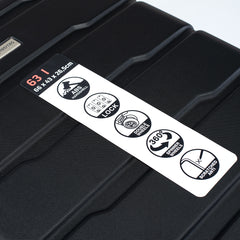 Troler Hardshell SZUMEN 63 MARTES - 63L, ABS, Roți 360°, Antizgârieturi - 7