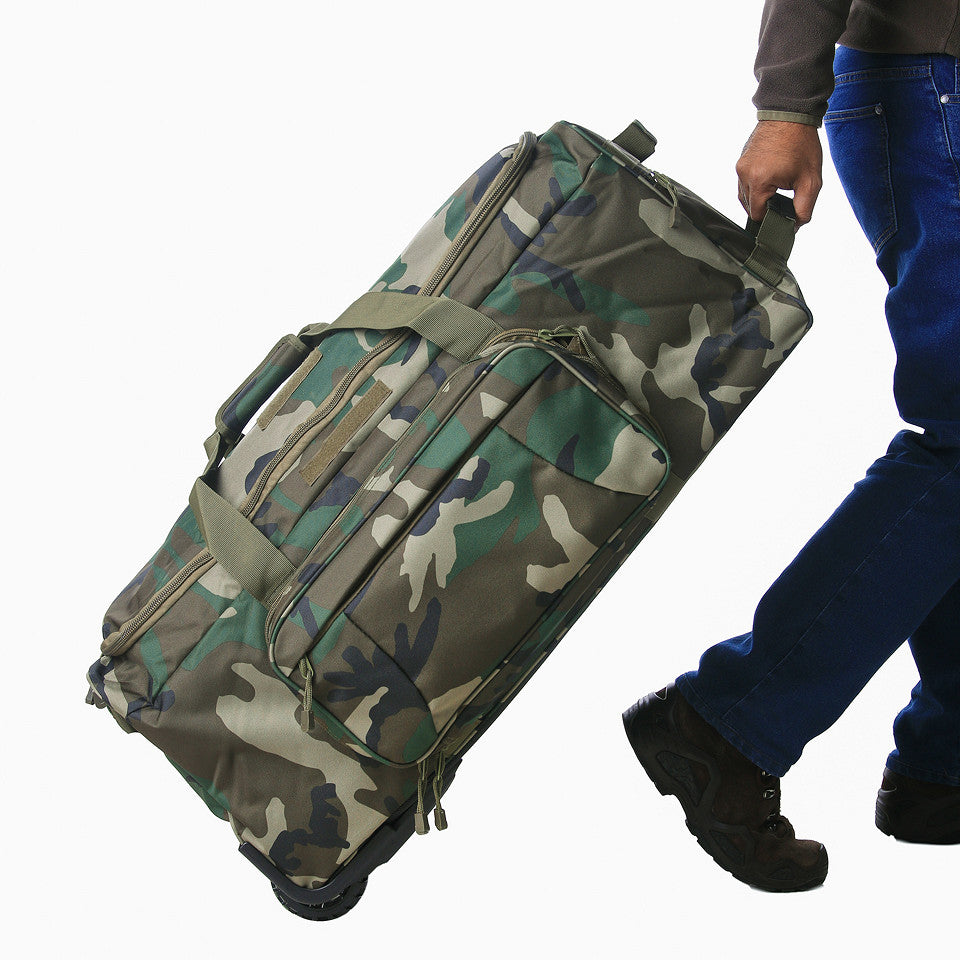 Trolley Commando Tas Woodland - Capacitate Masivă & Mobilitate Tactică