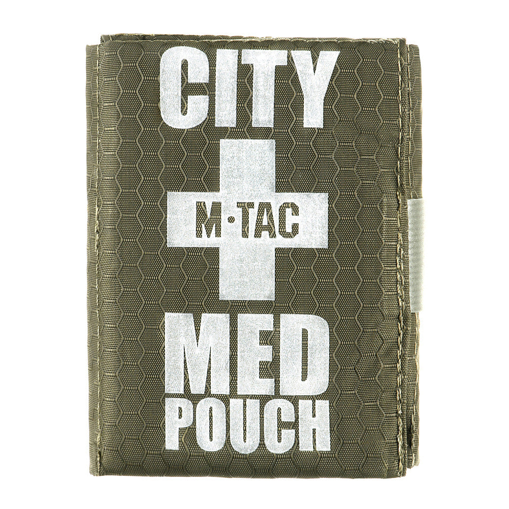 Trusă Medicală Compactă City Med Pouch Hex M-Tac - Ranger Green
