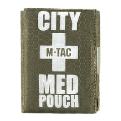 Trusă Medicală Compactă City Med Pouch Hex M-Tac - Ranger Green