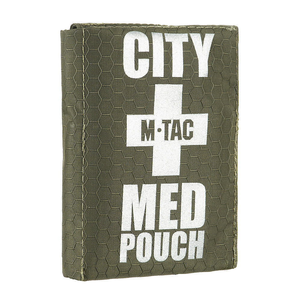 Trusă Medicală Compactă City Med Pouch Hex M-Tac - Ranger Green