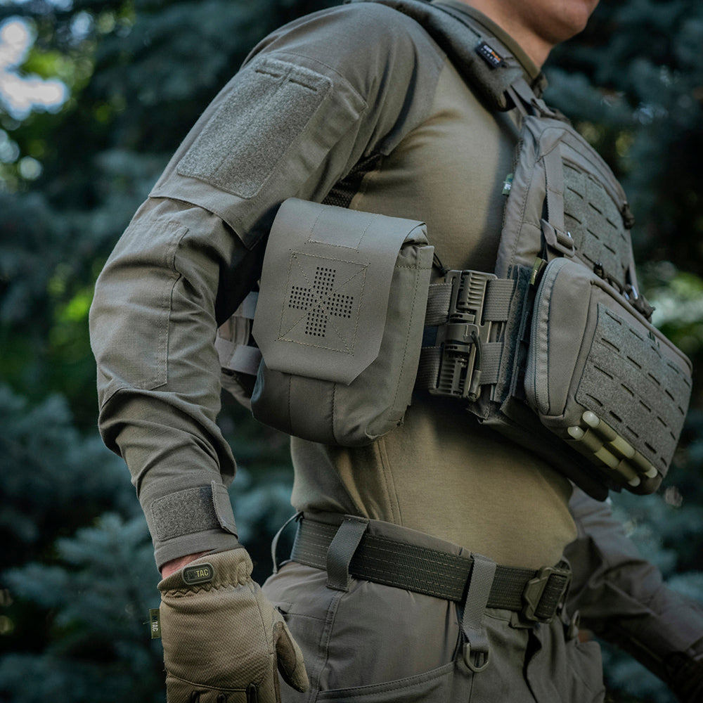 Trusă Medicală Verticală M-Tac Large Elite - Ranger Green