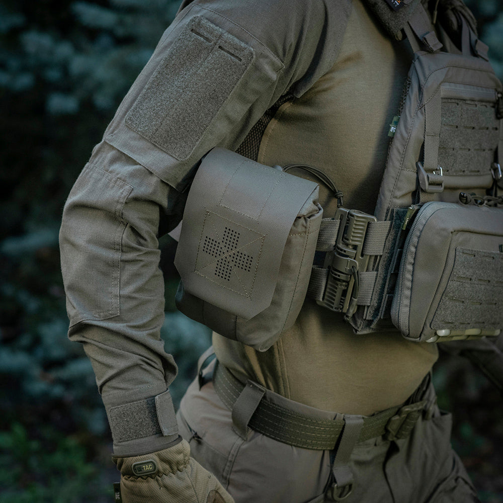 Trusă Medicală Verticală M-Tac Large Elite - Ranger Green