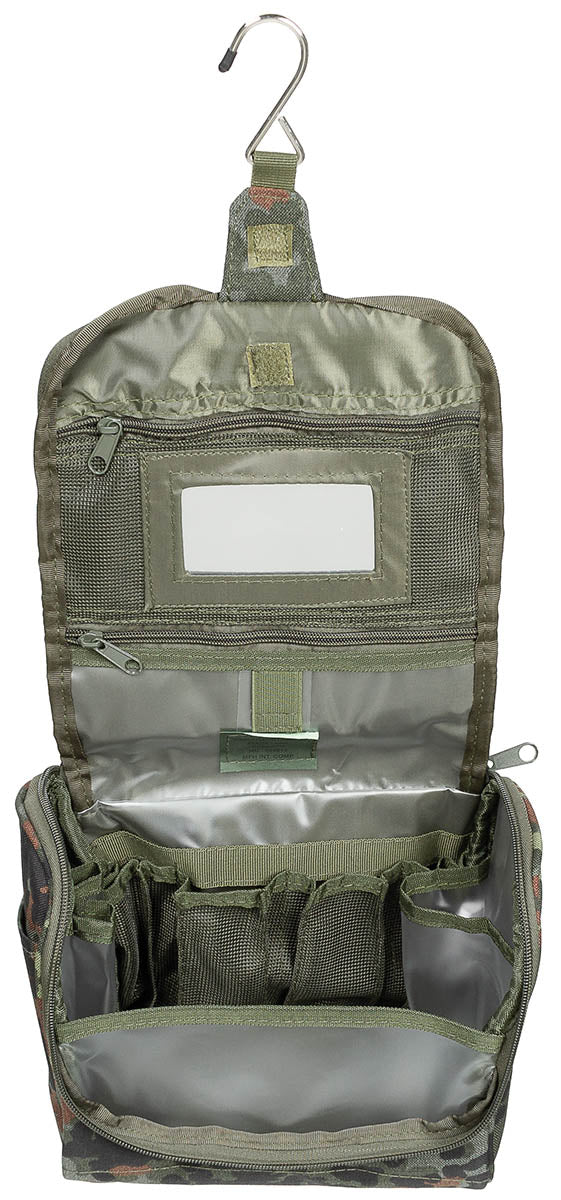 Trusă Igienă Flecktarn MFH - Cordura, Cârlig Suspensie