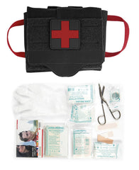 Trusă Medicală IFAK Quick Draw Pack 25 Piese Schwarz – Kit Tactic Complet pentru Prim Ajutor