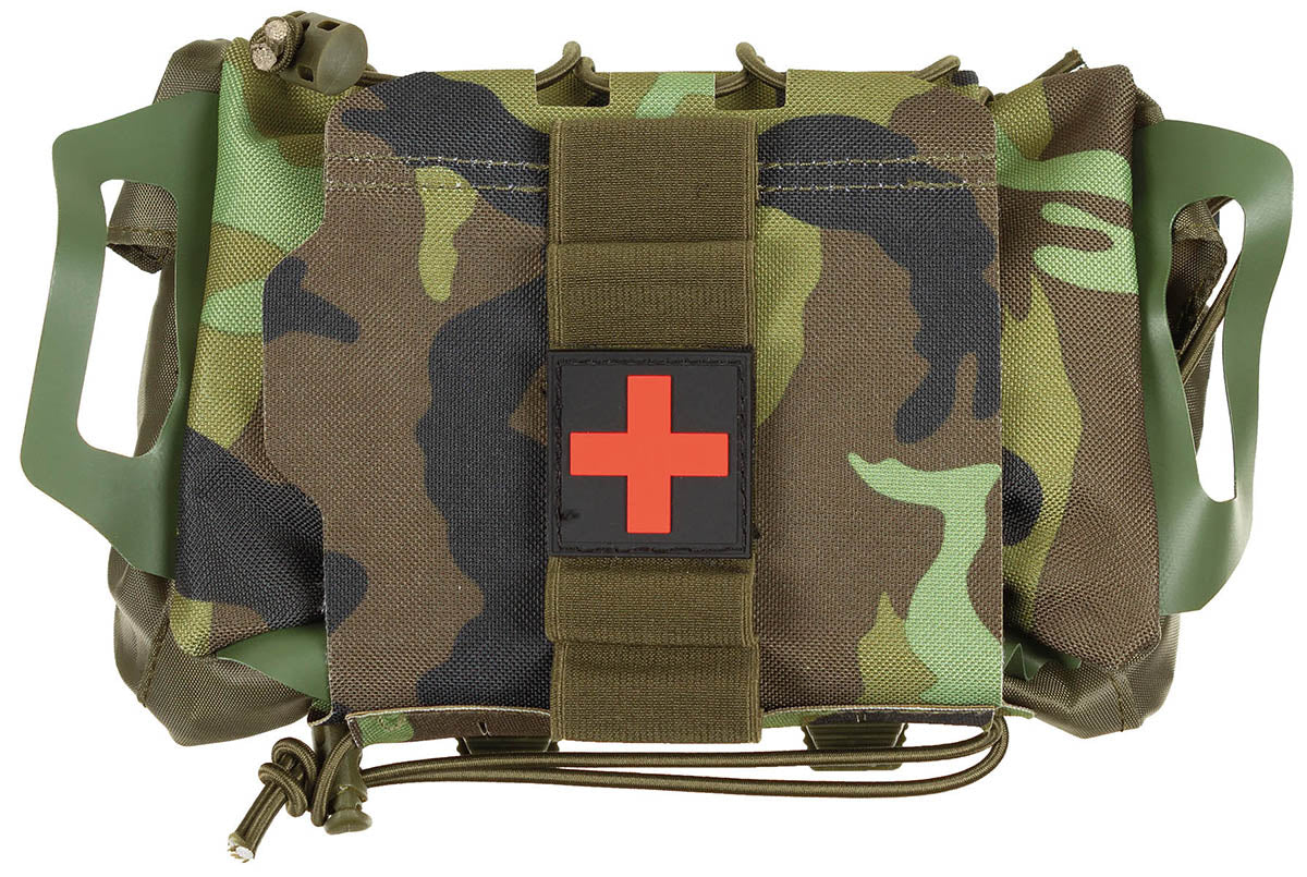 Trusă medicală Tactical IFAK Camuflaj M 95 CZ MFH - Acces rapid, MOLLE
