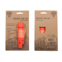 Trusă Supraviețuire Cadran Fluorescent Portocaliu Military-Shop - Siguranță Garantată